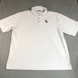 Chicago White Sox Shirt Mens 3XT White MLB Baseball Polo Sportswear Logo